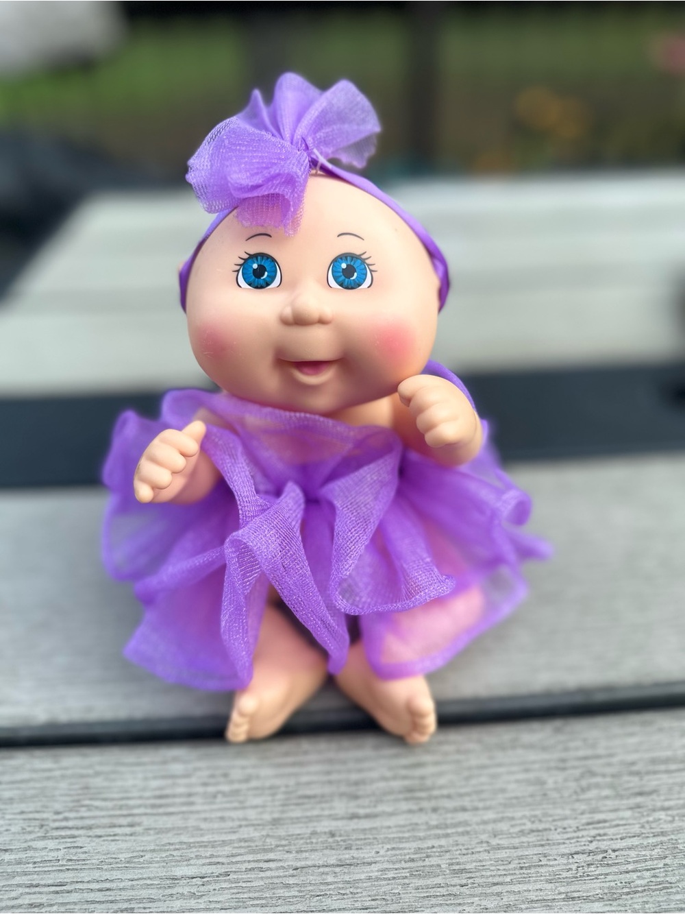 Cabbage Patch Kids Dance Time Girl Doll in Purple Tulle with Headband